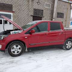 Ssang Yong на водородной очистке двигателя в компании ВОДОРОДОФФ (ранее Водород+ НН) Ssang Yong проходит водородную очистку двигателя