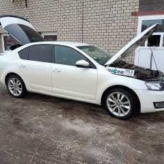 Skoda Octavia проходит водородную очистку двигателя