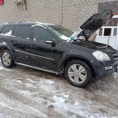 Mercedes Benz GL 450 на водородной очистке двигателя в компании ВОДОРОДОФФ (ранее Водород+ НН) Mercedes Benz GL 450 проходит водородную очистку двигателя