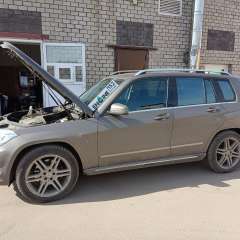 Mercedes - Benz GLK проходит водородную очистку двигателя